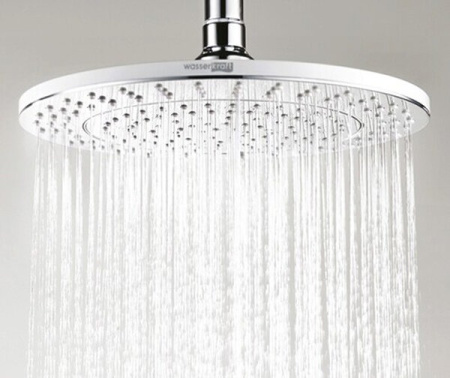 Душевая стойка Wasserkraft A12667WHITE, скрытый монтаж, белый/хром