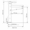 Смеситель для раковины Wasserkraft Wern 4203H, никель
