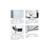 Душевой уголок Wasserkraft Aller Black L/R, 120 х 100 см, стекло прозрачное, 10H10LBLACK