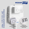 Смывной бачок Wasserkraft Aller 10TLT.031.ME.WH01, для унитазов, с механической кнопкой смыва цвет - белый