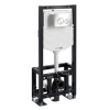 Инсталляция для унитаза Wasserkraft Dill 61TLT.010.ME.BN02, механическая клавиша никель