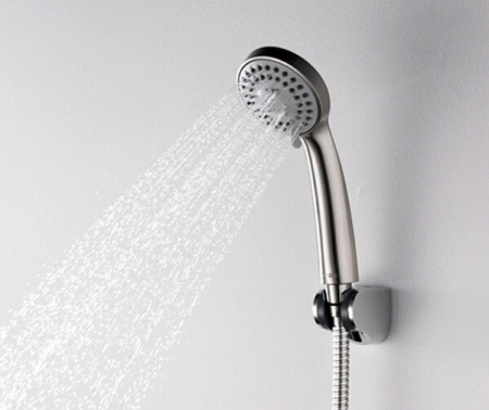 Душевая лейка Wasserkraft A120 3-функциональная, матовый хром