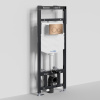 Инсталляция для унитаза Wasserkraft Alme 15TLT.010.ME.RG02, механическая клавиша золото розовое