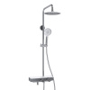 Душевая стойка Wasserkraft, с изливом, цвет - хром, A113.067.127.CH Thermo