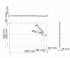 Душевой поддон Wasserkraft Mindel 85T06, 120 х 80 см, белый матовый