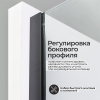 Душевой уголок Wasserkraft 74P18, прямоугольный, 90х100 см