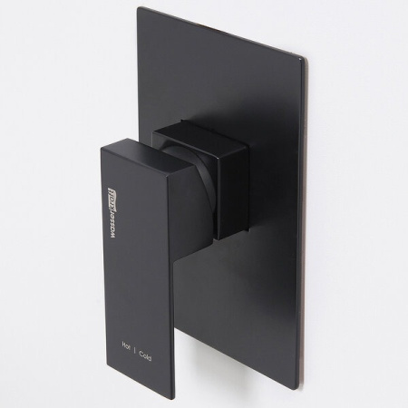 Смеситель для раковины Wasserkraft Abens A20503, цвет черный Soft-touch