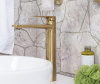 Смеситель для раковины Wasserkraft Aisch 5503H, PVD-покрытие, матовое золото