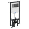 Инсталляция для унитаза Wasserkraft Vils 56TLT.010.ME.MB03, механическая клавиша черная матовая