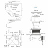 Душевой поддон Wasserkraft Isen 26T11, пятиугольный, 90 x 90 см, акрил 5 мм, белый