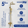 Душевая стойка Wasserkraft, цвет золото матовое, A155.259.201.BG