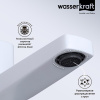Смеситель для раковины Wasserkraft Saale, белый матовый, 9503