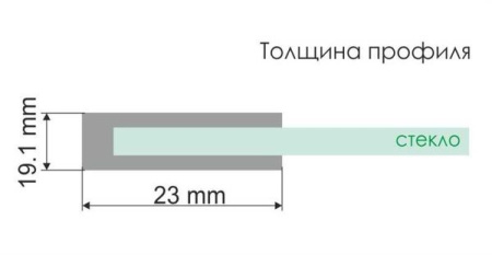 Душевой уголок Wasserkraft 19P03, квадратный, 90 х 90 см