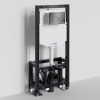 Инсталляция для унитаза Wasserkraft Dill 61TLT.010.ME.PB02, механическая клавиша черная