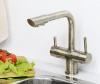 Смеситель Wasserkraft A8037 для кухни под фильтр, светлая бронза