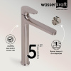 Смеситель для раковины Wasserkraft Spree, никель, 1403H