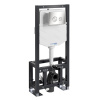 Инсталляция для унитаза Wasserkraft Dill 61TLT.010.ME.BN01, механическая клавиша никель