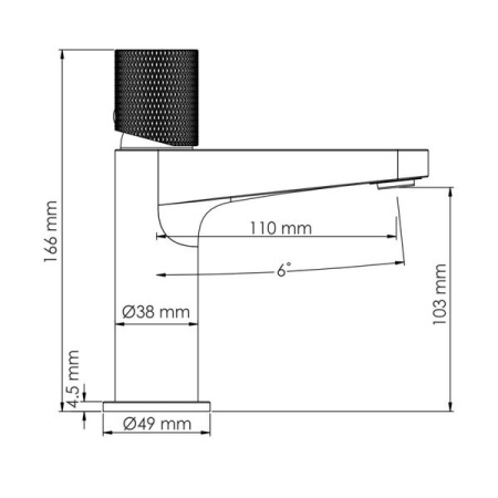 Смеситель для раковины Wasserkraft Mosel, хром, 4603