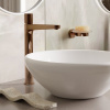 Смеситель для раковины Wasserkraft Paar, золото розовое, 8803H