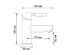 Смеситель для раковины Wasserkraft 4103, хром