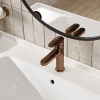 Смеситель для раковины Wasserkraft Asphe, золото розовое, 7703
