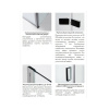 Душевой уголок Wasserkraft Aller Black L/R, 120 х 100 см, стекло прозрачное, 10H10LBLACK