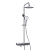 Душевая стойка Wasserkraft, с изливом, цвет - хром, A113.067.065.CH Thermo