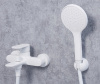 Смеситель Wasserkraft для ванны и душа, цвет белый Soft-touch, 8501