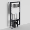 Инсталляция для унитаза Wasserkraft Vils 56TLT.010.ME.PB02, механическая клавиша черная
