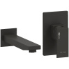 Смеситель для раковины Wasserkraft Abens A20503, цвет черный Soft-touch
