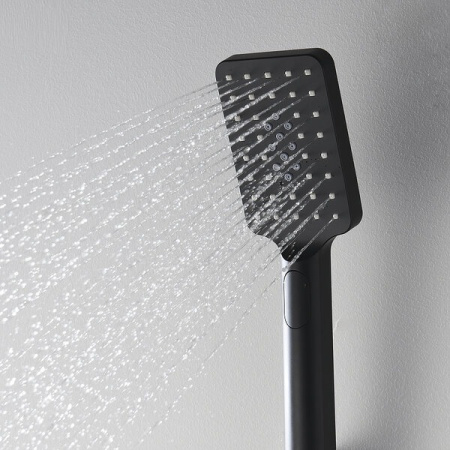 Душевой комплект Wasserkraft Abens, цвет черный Soft-touch, A172071