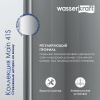 Шторка на ванну Wasserkraft Main 41S02-100 WasserSchutz Fixed, двустворчатая, стекло прозрачное, профиль серебристый,