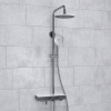 Душевая стойка Wasserkraft, с изливом, цвет - хром, A113.067.127.CH Thermo