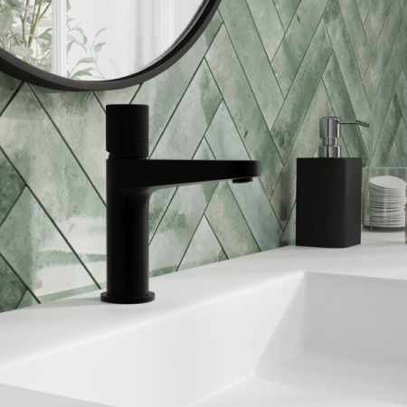Смеситель для раковины Wasserkraft Fulda, черный матовый, 5203