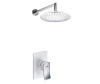 Душевая стойка Wasserkraft A12667WHITE, скрытый монтаж, белый/хром