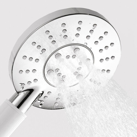Душевая стойка Wasserkraft, с изливом, цвет - белый матовый/хром, A185.067.058.WM