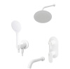 Душевой комплект Wasserkraft 8500 А85161, цвет белый Soft-touch