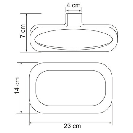 Полотенцедержатель - кольцо Wasserkraft Kammel, 25 см, белый, K-8360W