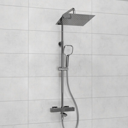 Душевая стойка Wasserkraft, цвет - хром, A199.118.065.087.CH Thermo