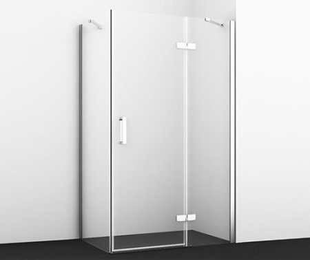 Душевой уголок Wasserkraft Aller White L/R, 120 х 90 см, стекло прозрачное, 10H07LWHITE