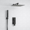 Душевая стойка Wasserkraft A16162, скрытый монтаж, черный Soft-touch
