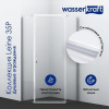 Душевой уголок Wasserkraft Leine 35P38, пятиугольный, 100 см