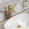 Смеситель для раковины Wasserkraft Neckar, золото глянцевое, 2103H