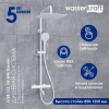 Душевая стойка Wasserkraft, цвет - белый матовый, A188.163.155.WM Thermo