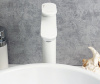 Смеситель для раковины Wasserkraft, цвет белый Soft-touch, 8503H