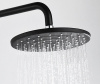 Душевая стойка Wasserkraft A17401, покрытие Soft-touch, черный, хром