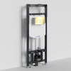 Инсталляция для унитаза Wasserkraft Alme 15TLT.010.ME.PG03, механическая клавиша золото глянцевое
