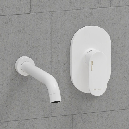Смеситель для раковины Wasserkraft Mindel 8500 A85593, цвет белый Soft-touch