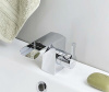 Смеситель Wasserkraft 4869 для раковины, каскадный, хром