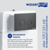 Смывной бачок Wasserkraft Aller 10TLT.031.ME.WH01, для унитазов, с механической кнопкой смыва цвет - белый